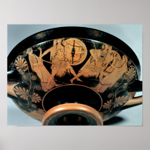 Affiche Menelaos, accompagné de l'Aphrodite