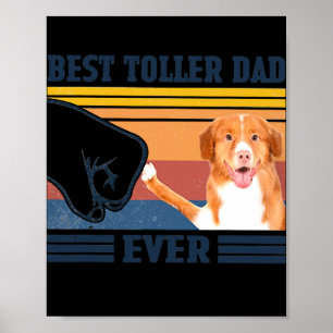 Affiche Mens Best Nova Scotia Duck Tolling Retriever Dad