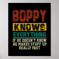 Mens Boppy Sait Tout Vintage Boppy Lover