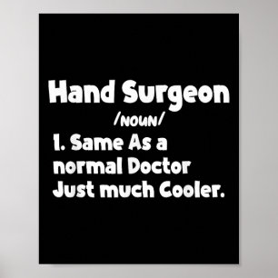 Affiche Mens Chirurgien À La Main Définition Chirurgie Doc