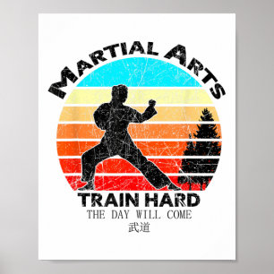 Affiche Mens Dit Pour L'Entraînement Arts Martiaux Anciens