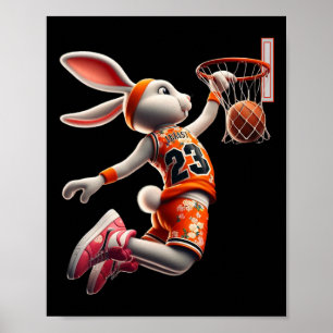 Affiche Mens Dunk Bunny Pâques Bysketll Garçons Enfants