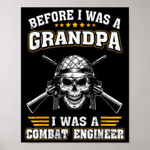 Affiche Mens était un ingénieur de combat avant grand-père