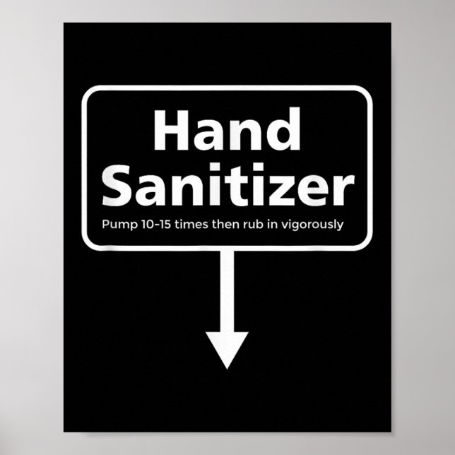 Affiche Mens Hand Sanitizer - Funny Adult Humour Christmas (Devant)