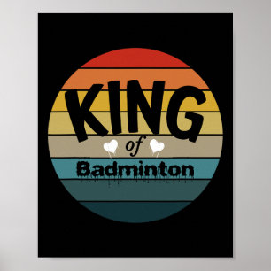Affiche Mens King De Dminton