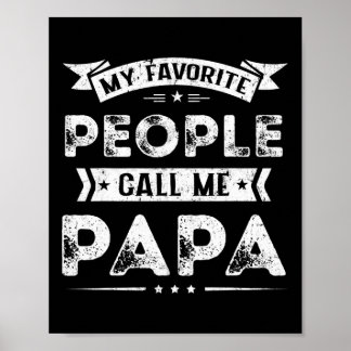 Affiche Mens Mes Favoris Appelent Moi Papa