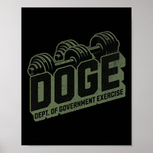 Affiche Mens Ministère Du Gouvernement Exercice Doge Premi
