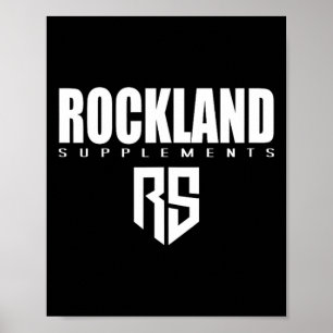 Affiche Mens Rockland Suppléments Gym Fitness Workout Body