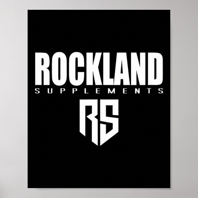 Affiche Mens Rockland Suppléments Gym Fitness Workout Body (Devant)