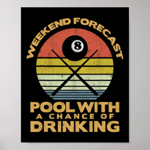 Affiche Mens Weekend - Pool De Prévisions Avec Un Changeme