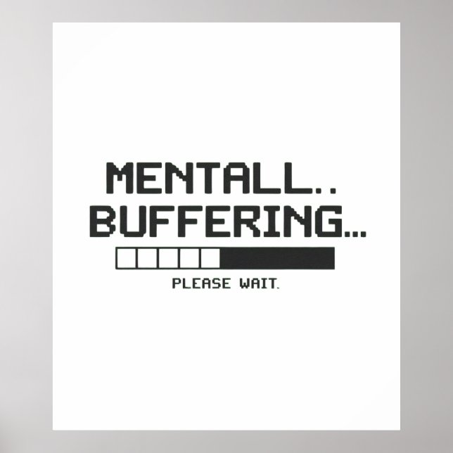 Affiche Mental Buffer Loading Screen (Devant)