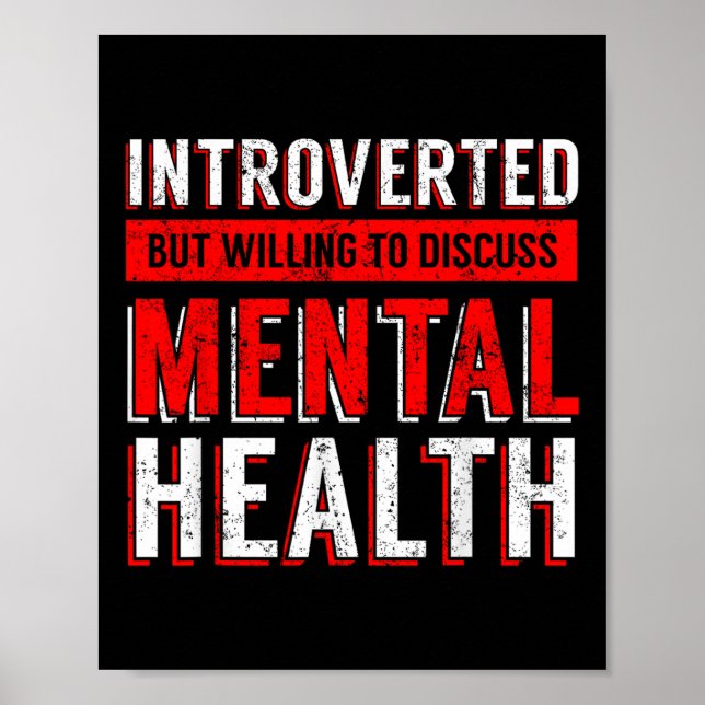 Affiche Mental Health Awareness Depression  (Devant)