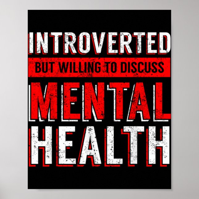 Affiche Mental Health Awareness Depression  (Devant)