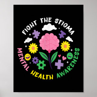 Affiche Mental Health Awareness Depression Suicide Prevent