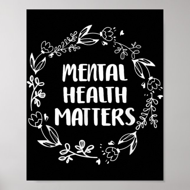Affiche Mental Health S Awareness Suicide Prevention  (Devant)