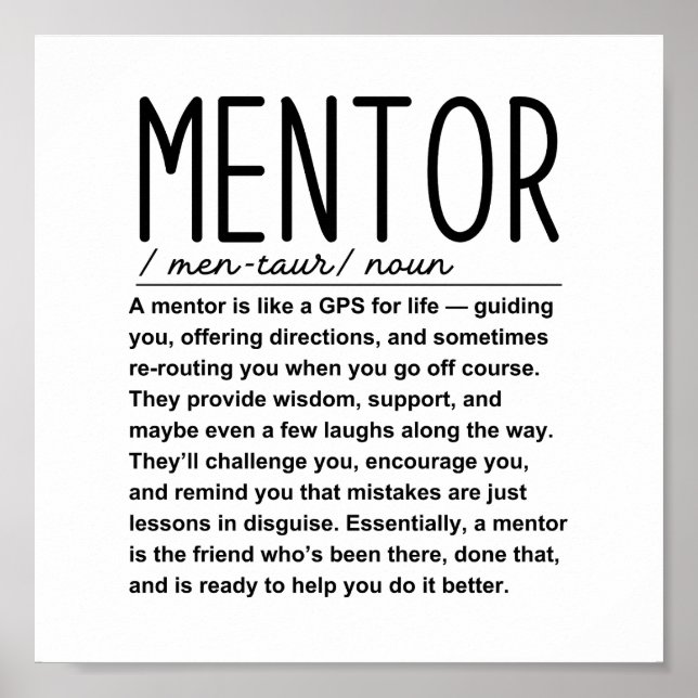 Affiche Mentor (Devant)