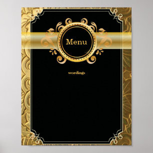 Affiche Menu