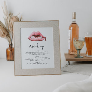 Affiche Menu de la barre d'Halloween Signer Modèle