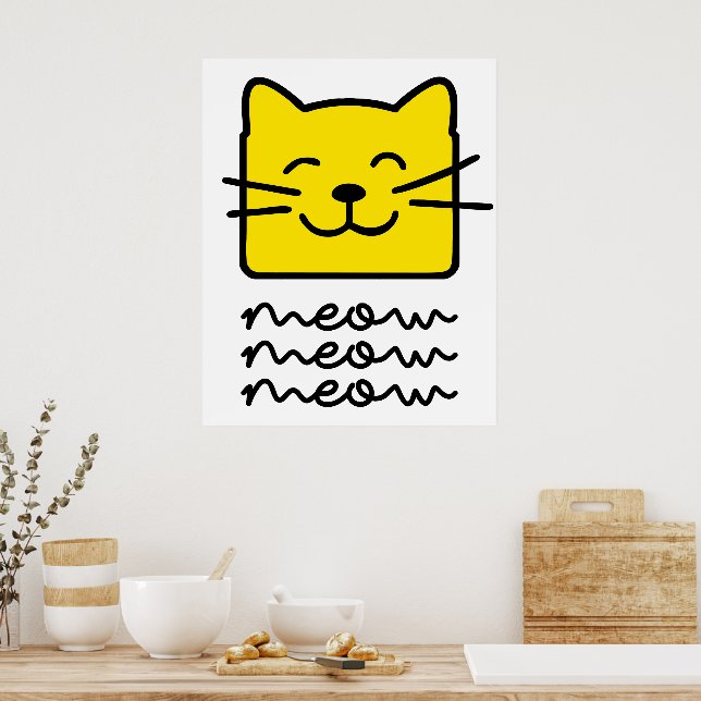 Affiche Meow Meow (Cuisine)