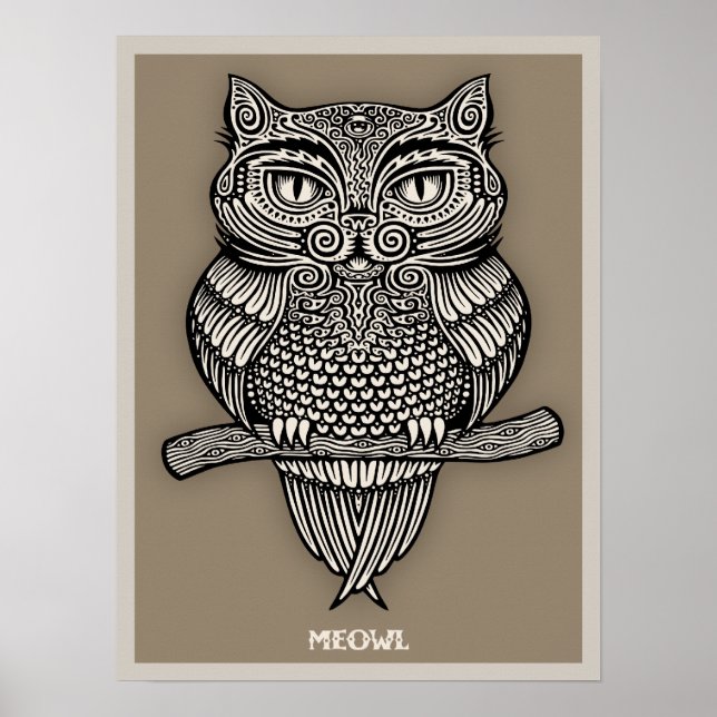 Affiche Meowl (Devant)