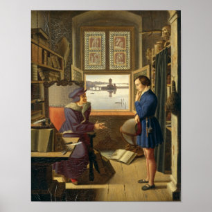 Affiche Mephisto et l'étudiant, 1828