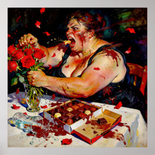 Affiche Mépris pour les roses rouges – Un portrait de colè