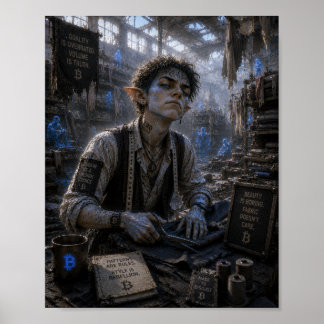 Affiche Mépris / Tailleur / Entrepôt de tissus