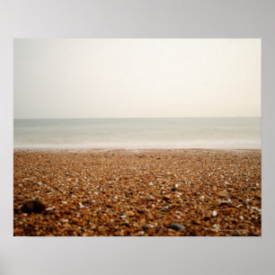 Affiche Mer à la plage 2 de Brighton