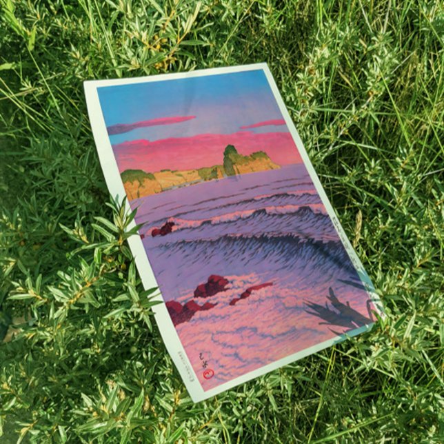 Affiche Mer-à-Shiribeshi-par-Kawase-Hasui (Créateur téléchargé)