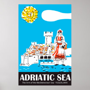 Affiche Mer Adriatique