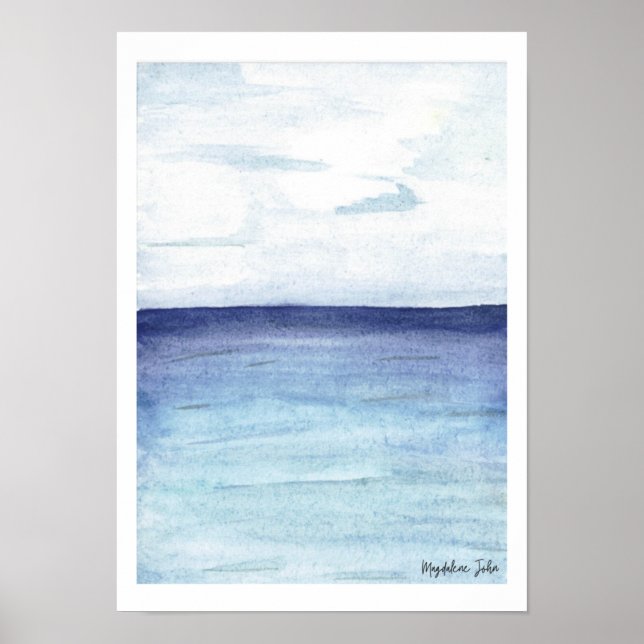 Affiche Mer calme (Devant)