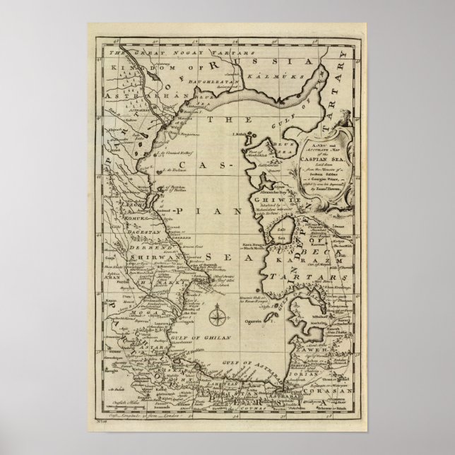 Affiche Mer Caspienne (Devant)