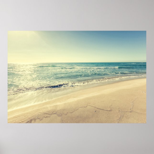Affiche Mer en hiver (Devant)
