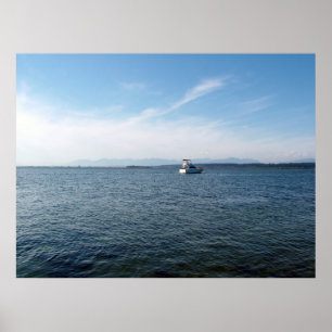 Affiche Mer et ciel, bateau