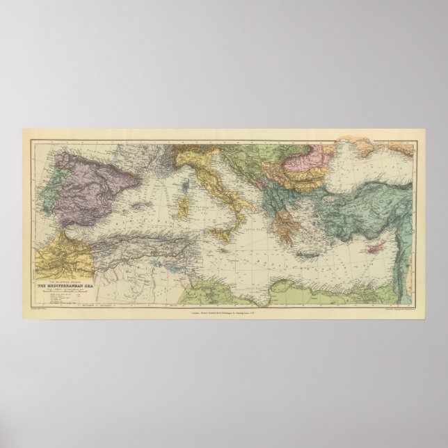 Affiche Mer Méditerranée 2 (Devant)