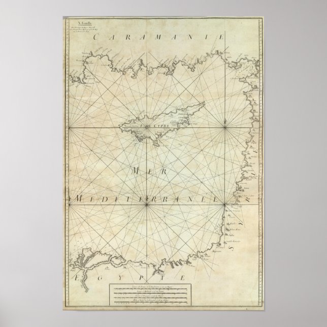 Affiche Mer Méditerranée 4 (Devant)