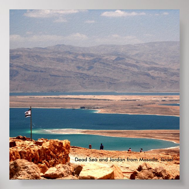 Affiche Mer Morte et Jordanie de Masada, ... (Devant)