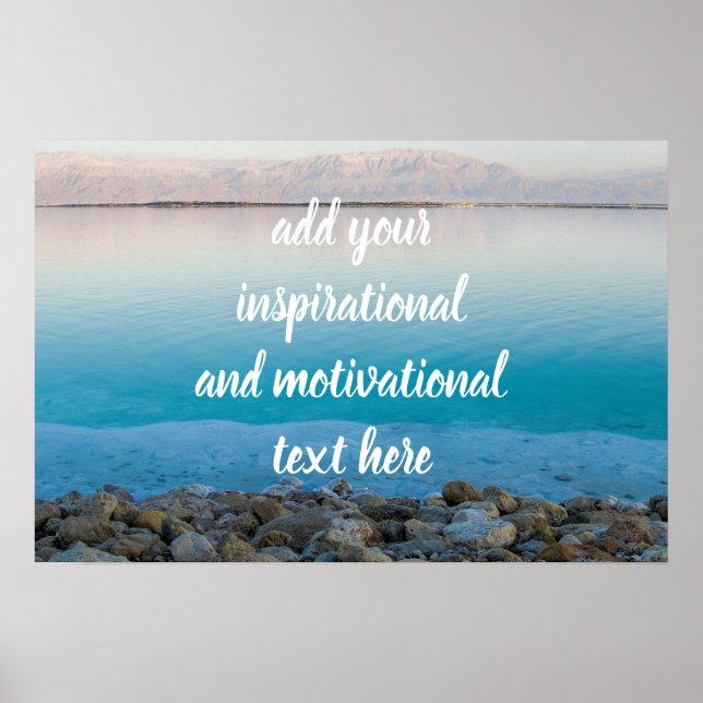 Affiche Mer morte Israël (Devant)