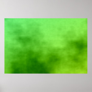 Affiche Mer nuageuse verte