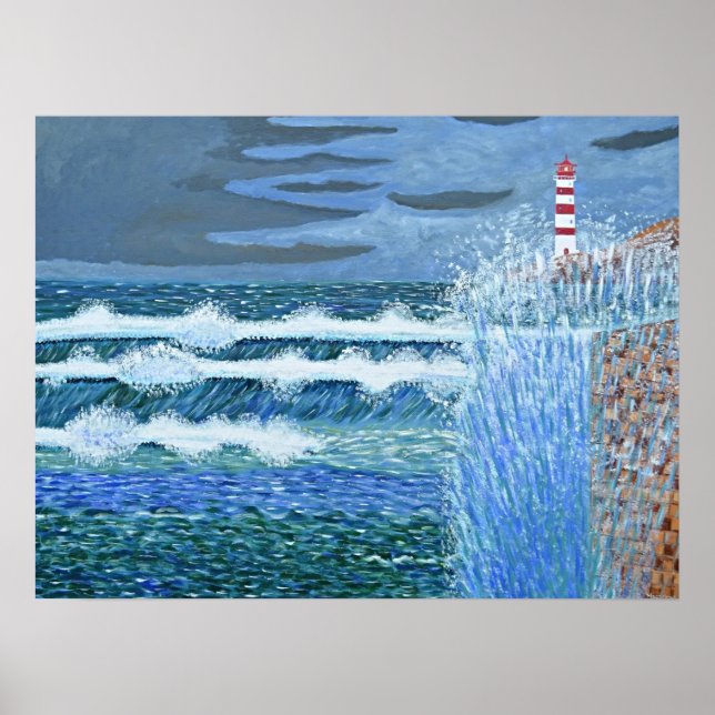 Affiche Mer rugueuse (Devant)