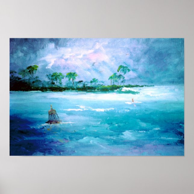 Affiche Mer tropicale (Devant)