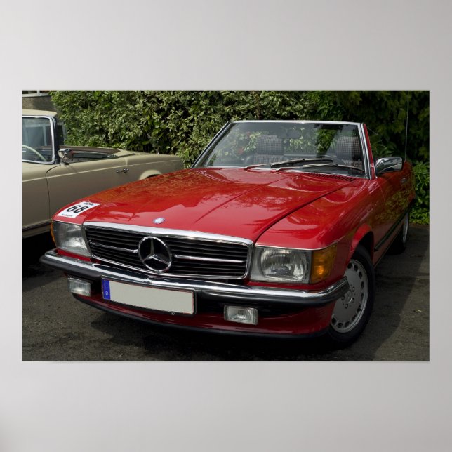 Affiche Mercedes Roadster (Devant)
