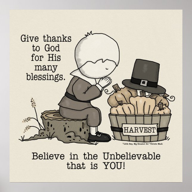 Affiche Merci (Devant)