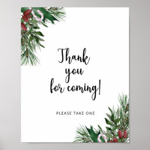 Affiche Merci à feuillage persistant à venir