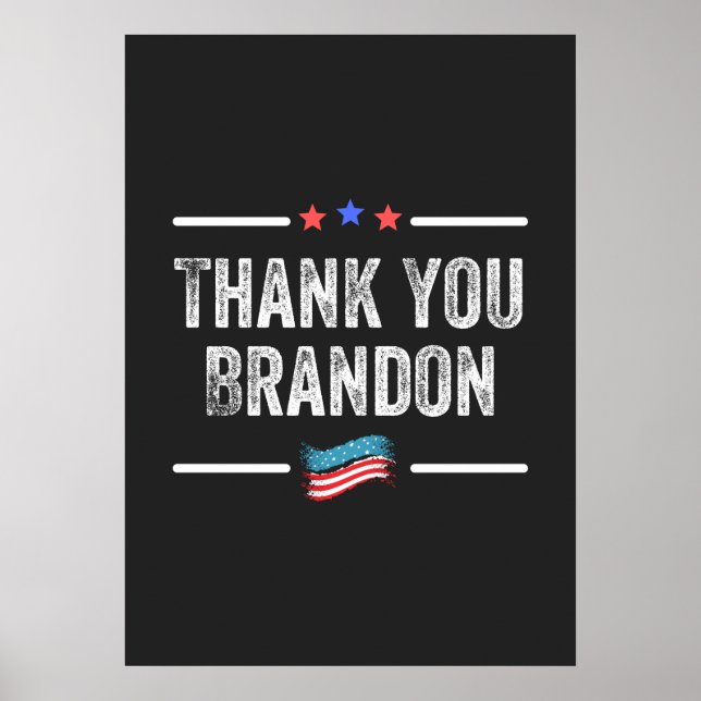 Affiche Merci Brandon (Devant)