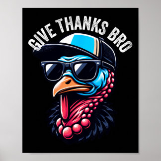Affiche Merci Bro Turquie Garçons Enfants Merci Thanksgi