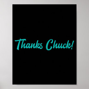 Affiche Merci Chuck Hommes Femmes