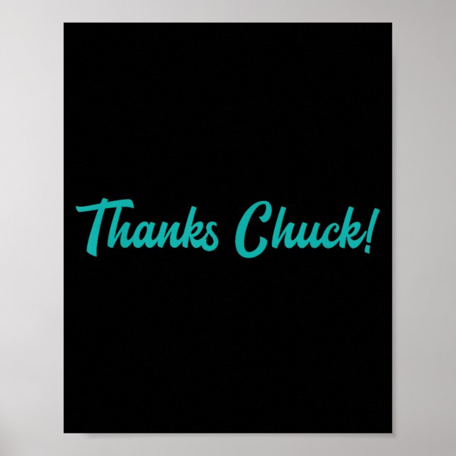 Affiche Merci Chuck Hommes Femmes  (Devant)