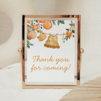 Merci de fruits orange pour bébé