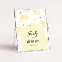 Merci d'être ici minimaliste anniversaire d'abeill